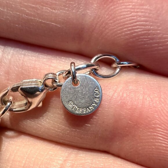 Tiffany & Co Long Infinity Station Sterling Silver Necklace - Picture 6 of 10